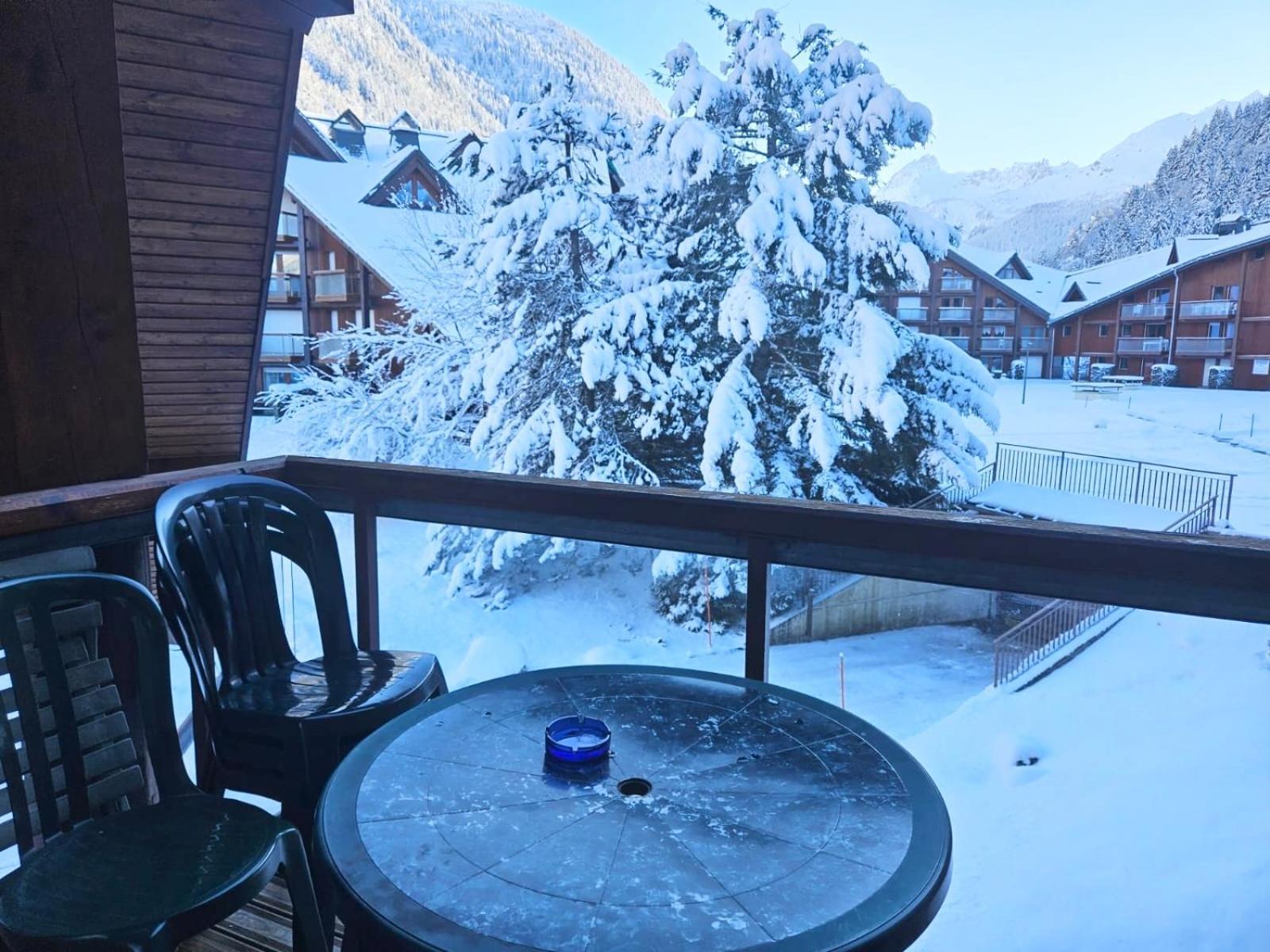 Ferienwohnung Aux Pieds Des Pistes En Plein Soleil Les Contamines-Montjoie Exterior foto